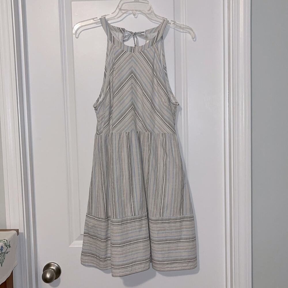 Anthropologie Andree by Unit Striped Halter Mini Sundress